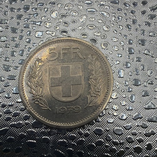 Moneta franchi svizzera 1979 - moneta, 5