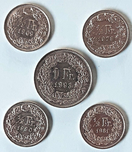 Svizzera lotto moneta da - svizzera,,