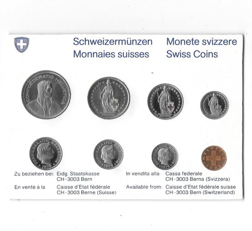 Svizzera coin set rappen - 1,